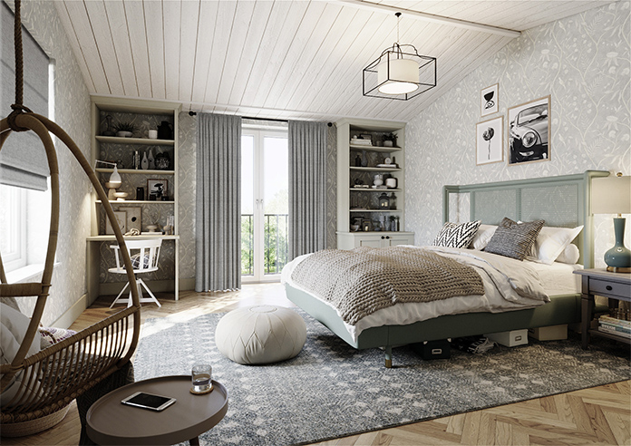 Melrose (Blackout), Cobblestone - Made to Measure Curtains - Image 7